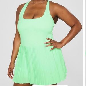 Fabletics | Dresses | Fabletics Hot Shot Pleated Dress Classic Mini New  Sugared Lime Size 2x | Poshmark